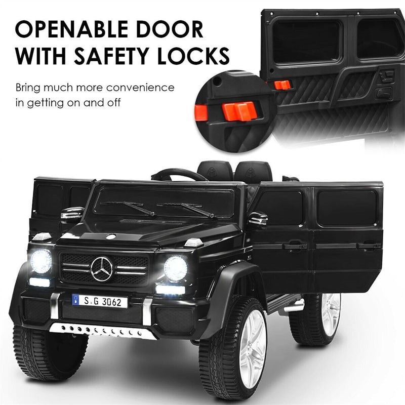 Kids Ride On Truck Car Licensed Mercedes-Benz G650S 12V Battery Powered Electric Vehicle with Remote Control & Storage Box