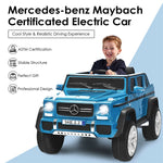 12V Kids Ride-On Truck, Licensed Mercedes Benz G650S Electric Car with Remote Control, Lights & Storage Box, Battery Vehicle Toy for Boys Girls