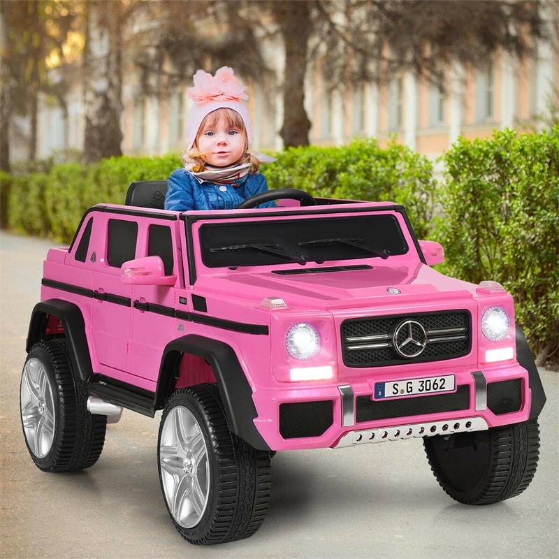 Kids Ride On Truck Car Licensed Mercedes-Benz G650S 12V Battery Powered Electric Vehicle with Remote Control & Storage Box