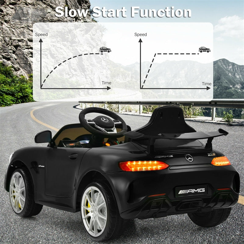 Kids Ride On Car 12V Mercedes Benz GTR Battery Powered Electric Vehicle with Remote Control