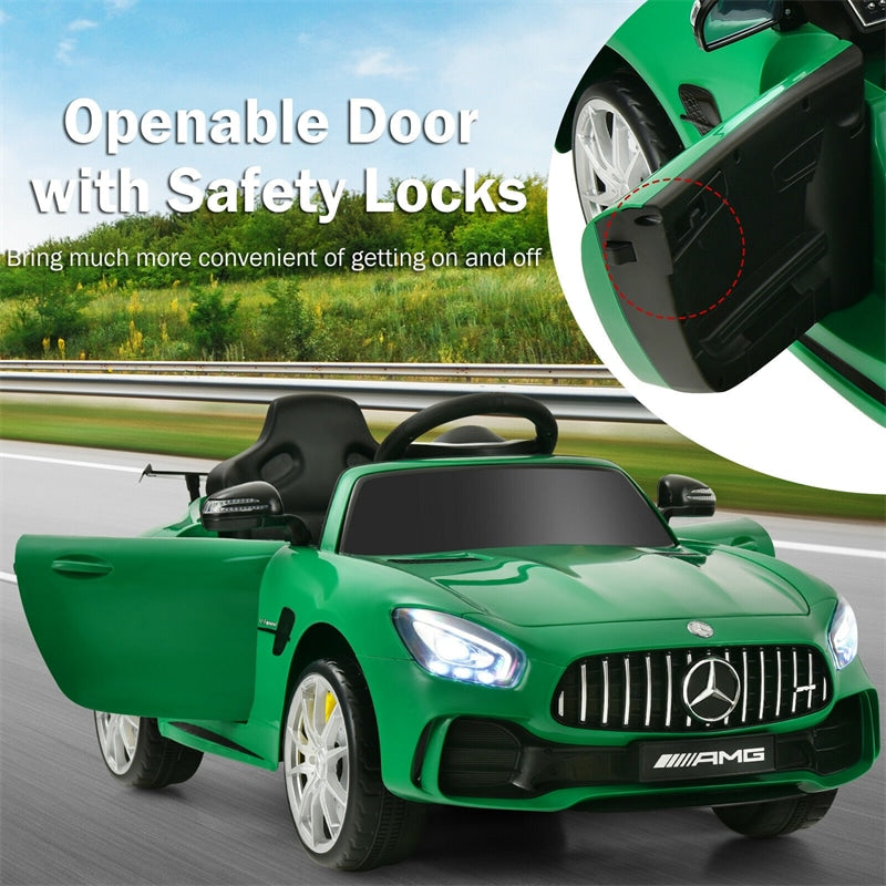 Kids Ride On Car 12V Mercedes Benz GTR Battery Powered Electric Vehicle with Remote Control