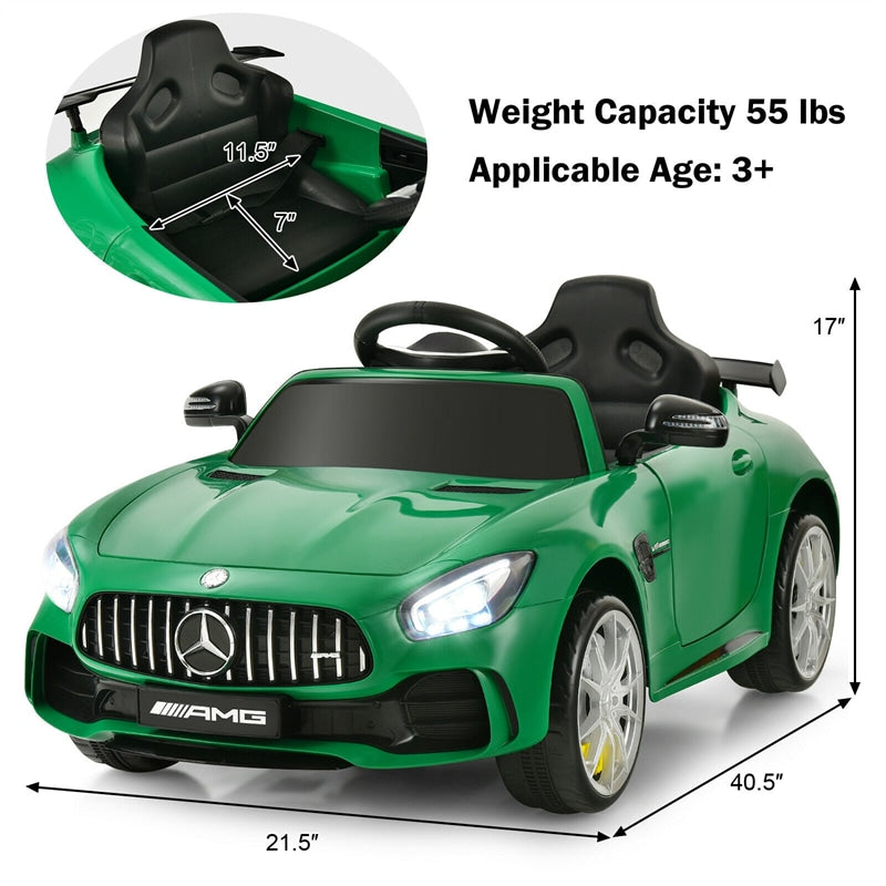 Kids Ride On Car 12V Mercedes Benz GTR Battery Powered Electric Vehicle with Remote Control