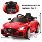 Kids Ride On Car 12V Mercedes Benz GTR Battery Powered Electric Vehicle with Remote Control