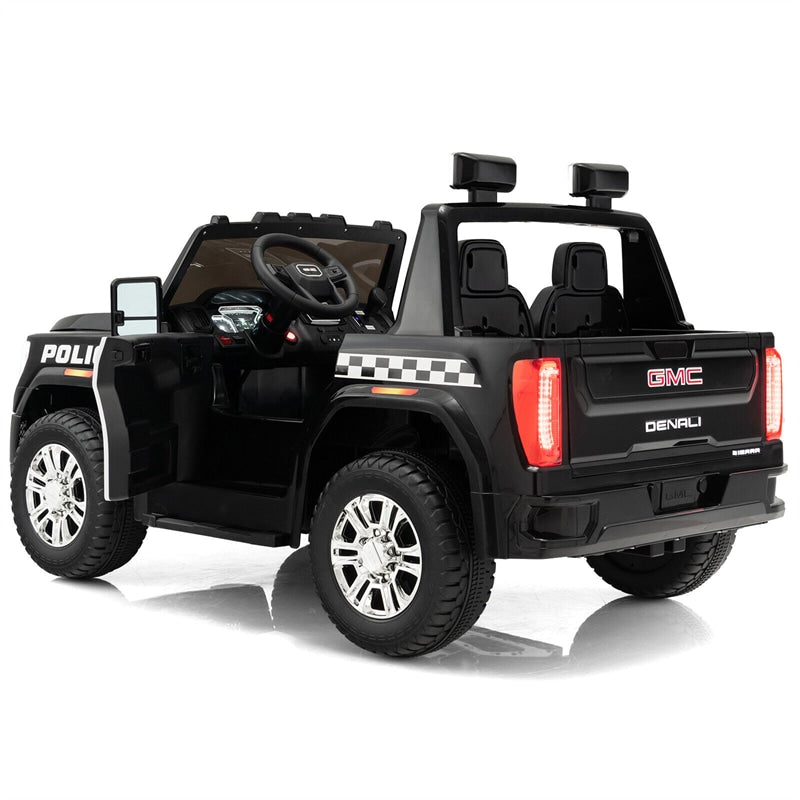 2 Seater Kids Ride on Truck 12V Licensed GMC Battery Powered Electric Car with Remote Control & Storage Box