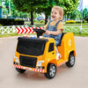 Kids Recycling Garbage Truck 12V Battery Powered Electric Ride-On Car Trash Truck with Remote Control & Recycling Accessories