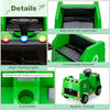 Kids Recycling Garbage Truck 12V Battery Powered Electric Ride-On Car Trash Truck with Remote Control & Recycling Accessories