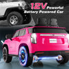 Kids Ride On Truck Car 12V Licensed Chevrolet Tahoe Electric Vehicle with Remote Control, Light & Music, Battery Powered Ride On Car Toy