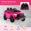 Kids Ride On Truck Car 12V Licensed Chevrolet Tahoe Electric Vehicle with Remote Control, Light & Music, Battery Powered Ride On Car Toy