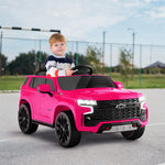 Kids Ride On Truck Car 12V Licensed Chevrolet Tahoe Electric Vehicle with Remote Control, Light & Music, Battery Powered Ride On Car Toy