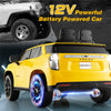 Kids Ride On Truck Car 12V Licensed Chevrolet Tahoe Electric Vehicle with Remote Control, Light & Music, Battery Powered Ride On Car Toy