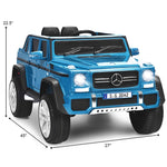 Kids Ride On Truck Car Licensed Mercedes-Benz G650S 12V Battery Powered Electric Vehicle with Remote Control & Storage Box