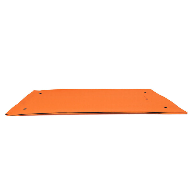 12' x 6' Floating Water Pad 3 Layer Tear-Resistant XPE Foam Water Mat for Beach Ocean Lake