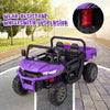 2-Seater Ride On Car 12V Battery Powered Kids Ride on Dump Truck Off-Road Kids UTV with Remote Control Electric Dump Bed & Shovel