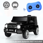 Kids Ride On Car 12V Licensed Mercedes-Benz G63 Electric Vehicle with Remote Control, Double Open Doors, Battery Powered Riding Toy