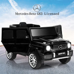 Kids Ride On Car 12V Licensed Mercedes-Benz G63 Electric Vehicle with Remote Control, Double Open Doors, Battery Powered Riding Toy