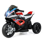 Kids Ride on Motorcycle 12V Battery Powered 3 Wheel Motorcycle Toy with Headlight Music