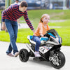 Kids Ride on Motorcycle 12V Battery Powered 3 Wheel Motorcycle Toy with Headlight Music