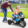 Kids Ride on Motorcycle 12V Battery Powered 3 Wheel Motorcycle Toy with Headlight Music