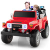 2-Seater Ride on Car Truck 12V Toyota FJ40 Kids Electric Vehicle with Remote Control Laser Lights Storage Music