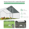 13' x 13‘ Large Metal Chicken Coop Run Walk-in Poultry Cage Hen Run House Shade Cage for Outdoor Backyard Farm