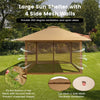 13 x 13FT Pop-Up Gazebo 2-Tier Outdoor Instant Canopy Gazebo with Mesh Sidewalls & Wheeled Bag