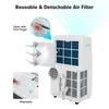 14000 BTU Portable Air Conditioner 4-in-1 Air Cooler Dehumidifier Heater Fan with Remote & WiFi Smart App Control