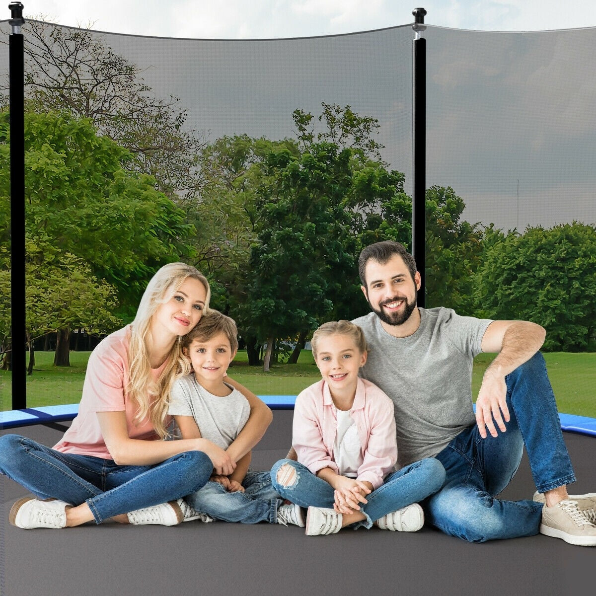 14 Ft Trampoline Replacement Safety Enclosure Net