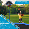 16FT Outdoor Trampoline with Safety Net Enclosure & Basketball Hoop for Kids, ASTM Approved Toddler Backyard Recreational Trampoline with Ballpump