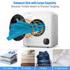 Portable Clothes Dryer 1700W Electric Front Load Compact Tumble Laundry Dryer with 13.2lbs Capacity Stainless Steel Tub