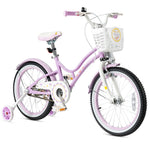 18 Inch Kids Bike Toddler Bicycle with Removable Training Wheels & Adjustable Seat for Boys Girls