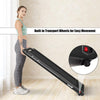 2-in-1 Folding Treadmill Under Desk Treadmill Electric Walking Machine with LED Display, APP & Remote Control