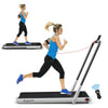 2-in-1 Folding Treadmill Under Desk Treadmill Electric Walking Machine with LED Display, APP & Remote Control