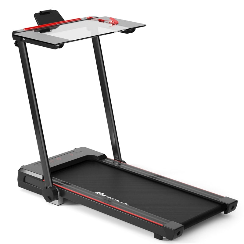 3-in-1 Under Desk Treadmill 2.25HP Electric Folding Treadmill with LCD Display Bluetooth Speakers Remote Control