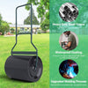 16 Gallon Lawn Roller Heavy Duty Push/Tow Behind Water/Sand Filled Sod Drum Roller 16" x 20" for Garden Yard Park Ball Field