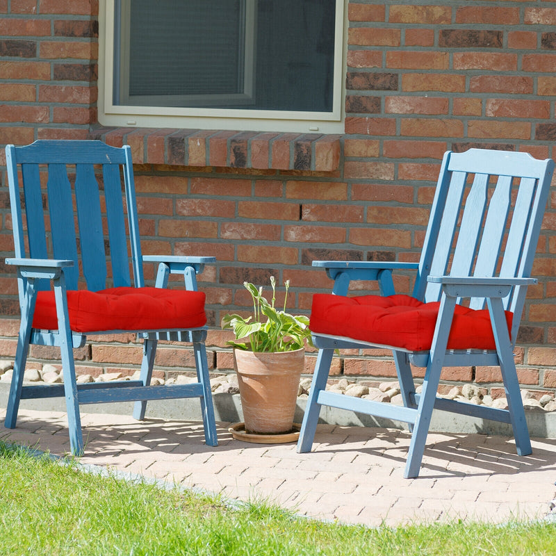 21" x 21" Patio Chair Seat Cushion for Indoor and Outdoor