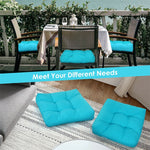 21" x 21" Patio Chair Seat Cushion for Indoor and Outdoor