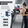 2.25HP Electric Folding Treadmill Motorized Running Machine with LED Display & Bluetooth Speaker APP Control