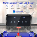 2.25HP Electric Folding Treadmill Motorized Running Machine with LED Display & Bluetooth Speaker APP Control