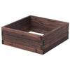 24" x 24" Square Wooden Raised Garden Bed Flower Vegetable Planter