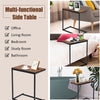 26'' U Shaped Side Table Couch Table Sofa Side Table Laptop Holder for Living Room