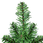 2FT Tabletop Mini Christmas Tree Artificial Green Spruce Xmas Tree for Home Office Decoration with 96 PVC Branch Tips, Cloth Bag Base