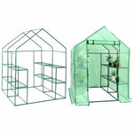 4 Tier 8 Shelves Mini Walk-in Plant Greenhouse for Outdoor Garden - Bestoutdor