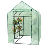 4 Tier 8 Shelves Mini Walk-in Plant Greenhouse for Outdoor Garden - Bestoutdor