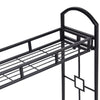 2 Tier Outdoor Metal Plant Stand Flower Pot Rack Display Holder - Bestoutdor