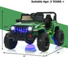 Kids Ride on Car Truck 2-Seater 12V Battery Powered Electric Car with Remote Control & LED Lights