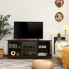 2-Tier Farmhouse Universal TV Stand for TVs Up to 65", 58" Entertainment Center Media Console with Removable Shelves