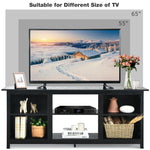 2-Tier Farmhouse Universal TV Stand for TVs Up to 65", 58" Entertainment Center Media Console with Removable Shelves