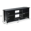 2-Tier Farmhouse Universal TV Stand for TVs Up to 65", 58" Entertainment Center Media Console with Removable Shelves