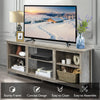 2-Tier Farmhouse Universal TV Stand for TVs Up to 65", 58" Entertainment Center Media Console with Removable Shelves