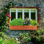 Wooden Raised Garden Bed Wall Mounted Window Box Planter Flower Vegetable Planter